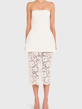 Amanda Uprichard Ivory Jada Dress